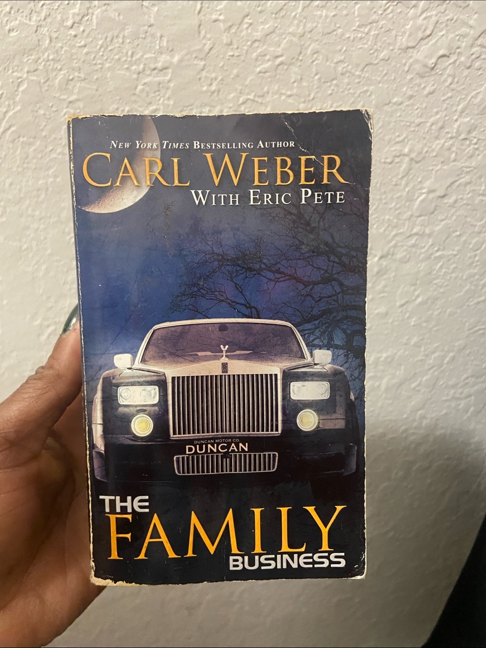 Carl Weber The Family Business Paperback Book - Blue Cover